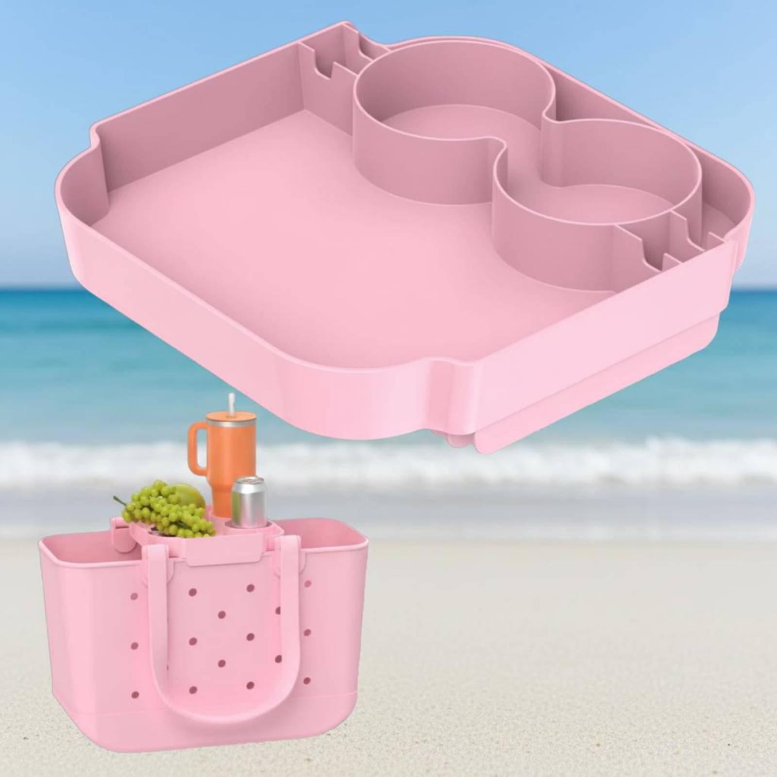 Tote Bag Beach - Легкий вкладыш-органайзер для пляжной сумки: многофункциональный,