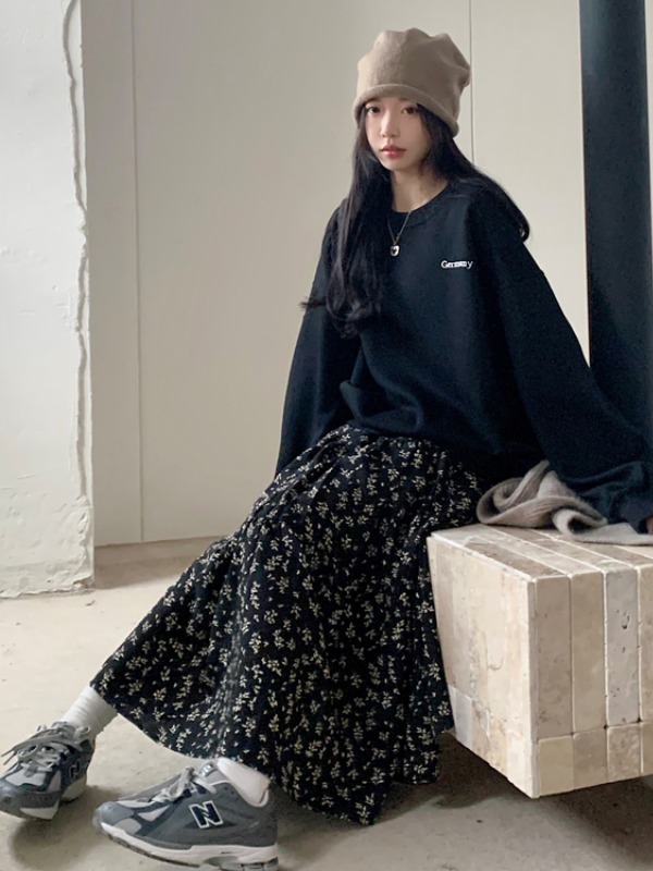 Женская юбка миди больших разм – обзор и цена Midi Skirt Floral