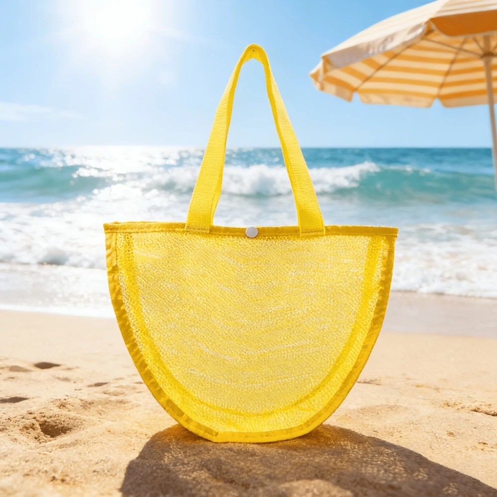 Легкая однотонная сетчатая сум – обзор и цена Tote Bag Beach