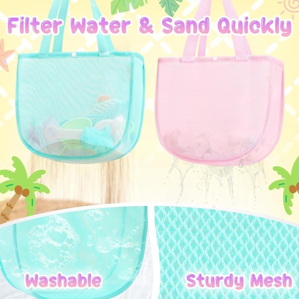 Легкая однотонная сетчатая сум – обзор и цена Tote Bag Beach